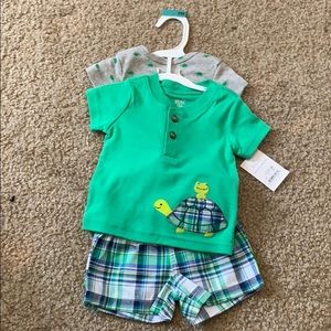 Little baby boy summer outfit